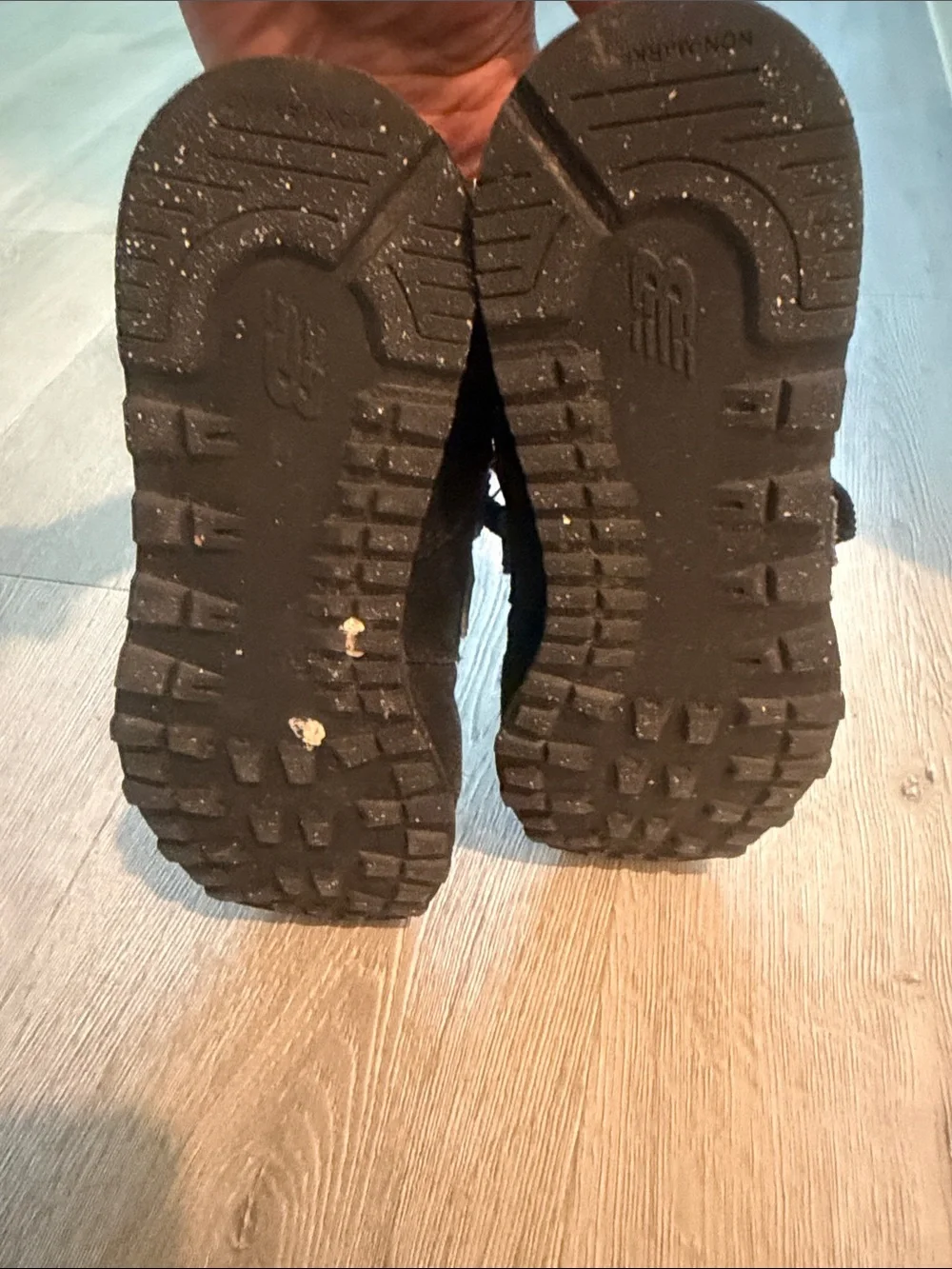 New Balance Kids Black Lace-Up Sneakers